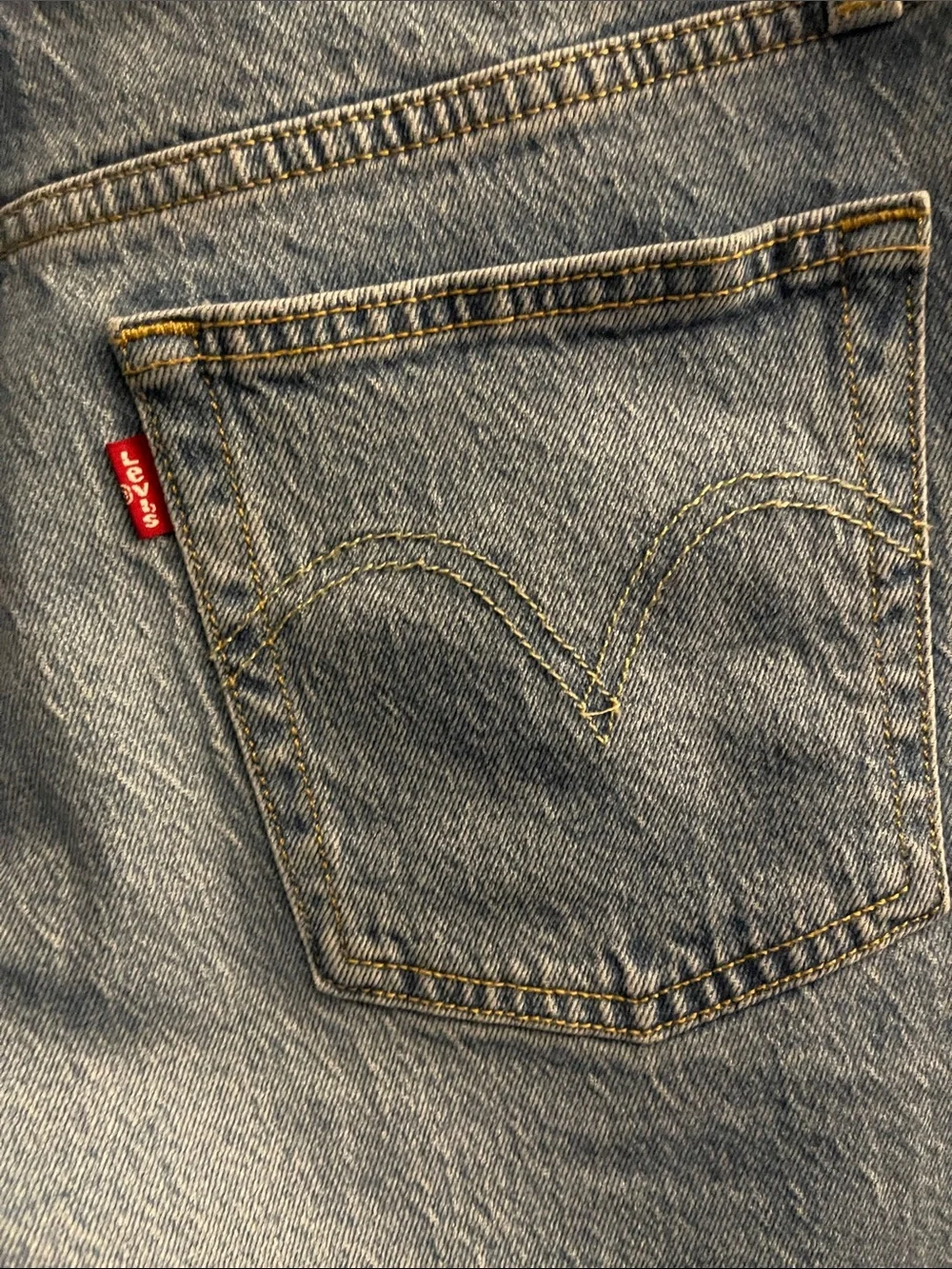 LEVI’S 501 Women’s High-Rise Light Blue Mid Thigh Denim Cutoff Shorts Sz 31 NWOT